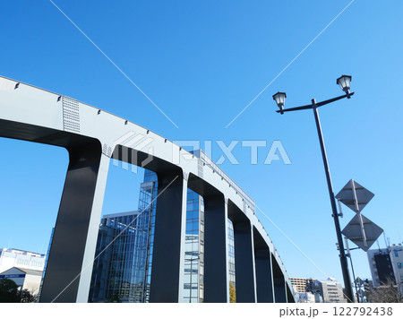 アーチ橋から見上げる風景|暁橋 アーチ橋から見上げる風景|暁橋 122792438