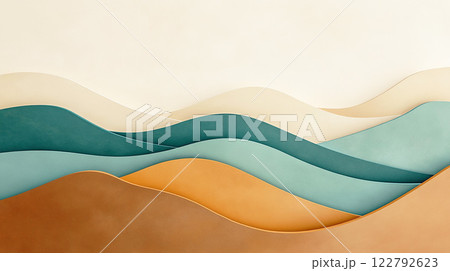 レイヤードデザインの抽象的な背景 レイヤードデザインの抽象的な背景 122792623