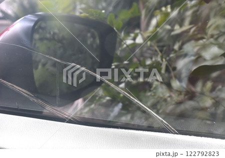 obsolete scratch of window film car side background and texture obsolete scratch of window film car side background and texture 122792823