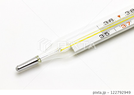 Medical mercury thermometer Medical mercury thermometer 122792949