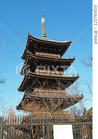上野東照宮の五重塔【東京都台東区】 122793035