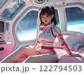 Asian woman model beauty portraits cartoon ai generated 122794503