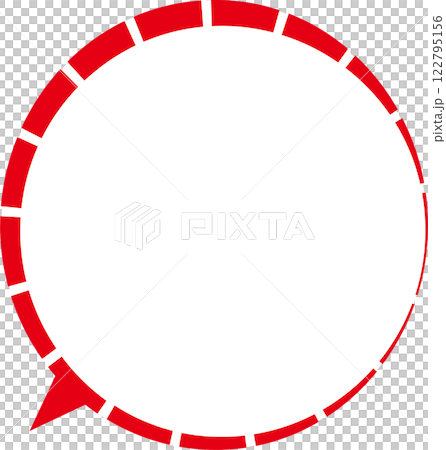 波浪氣泡紅色 122795156