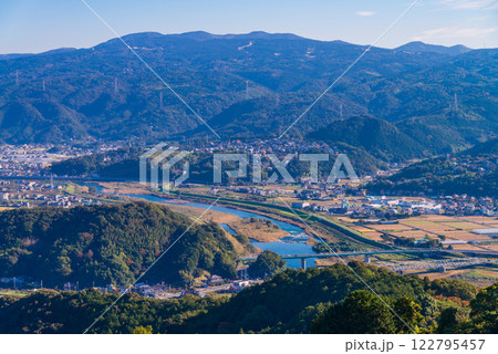 【静岡県】葛城山から眺める田方平野・狩野川 122795457