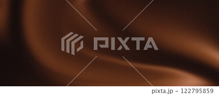 Elegant dark brown flowing background with grainy texture. 122795859