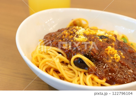 おいしそうなミートソーススパゲティ おいしそうなミートソーススパゲティ 122796104