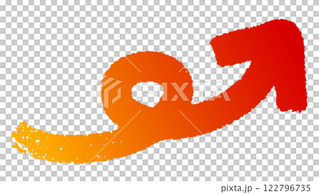 右上方旋轉向上的箭頭。 122796735