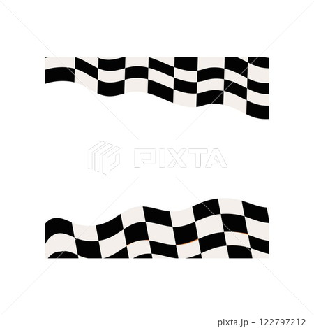 Race Waving Flag 122797212