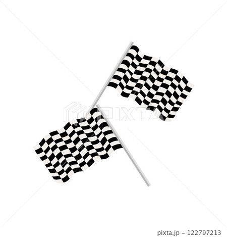 Race Waving Flag 122797213