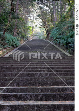 豊国廟　豊太閤廟前　前半　318段　まずは中腹の門を目指す 122797697