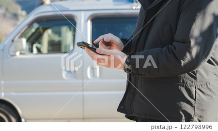 軽バンでの仕事 軽バンでの仕事 122798996