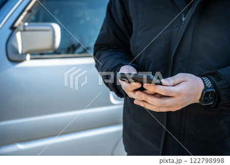 軽バンでの仕事 122798998