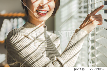 女性モデルのポートレート撮影 122799087