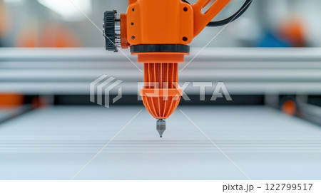 Molding industrial concept. 3D Printed Mold Used for Efficient Industrial Production 122799517