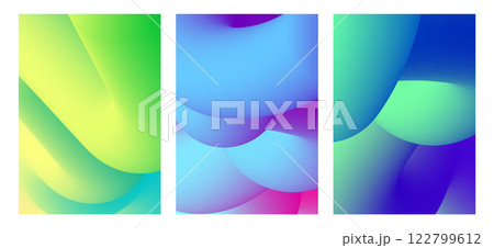 Abstract poster background set. Modern design template for covers, banners, posters, brochures, flyers. Vector illustration Abstract poster background set. Modern design template for covers, banners, posters, brochures, flyers. Vector illustration 122799612