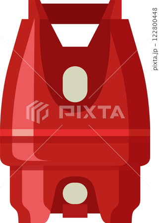 Red electric water boiler heating and boiling water, small kitchen appliance for making hot drinks, modern design kettle isolated on white background Red electric water boiler heating and boiling water, small kitchen appliance for making hot drinks, modern design kettle isolated on white background 122800448