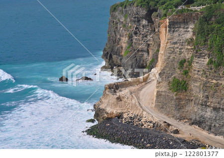 Coast at Uluwatu, Bali, Indonesia. 122801377