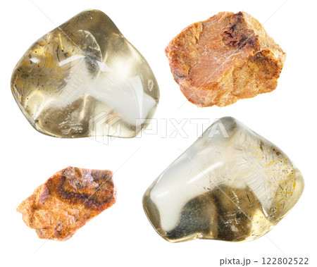 natural specimens of uncut orthoclase rocks cutout natural specimens of uncut orthoclase rocks cutout 122802522