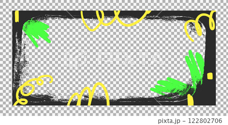 Urban grunge spray background horizontal frame. Border graffiti template with airbrush lines stroke and splodges. Ink and paint punk decor for photo. Retro texture banner overlay Vector illustration. Urban grunge spray background horizontal frame. Border graffiti template with airbrush lines stroke and splodges. Ink and paint punk decor for photo. Retro texture banner overlay Vector illustration. 122802706
