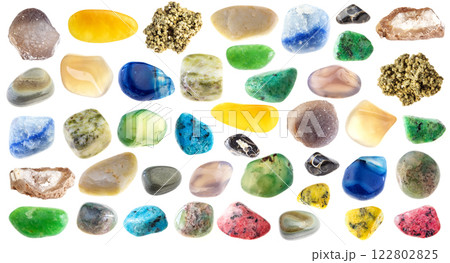 natural specimens of uncut agate rocks cutout natural specimens of uncut agate rocks cutout 122802825