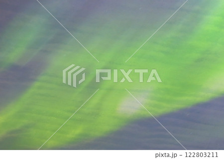 オーロラ　スクリーンに投影されたイメージ 122803211