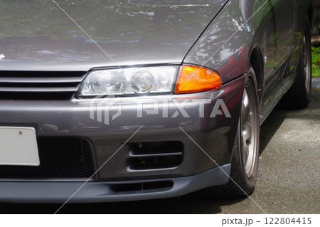 自動車イメージ 日産スカイラインGT-R R32のフロントマスク 自動車イメージ 日産スカイラインGT-R R32のフロントマスク 122804415