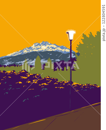 Pilatus or Mount Pilatus in Lucerne Central Switzerland WPA Poster Art 122804591