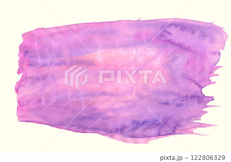 abstract watercolor textural background with pink and violet color in white background 122806329