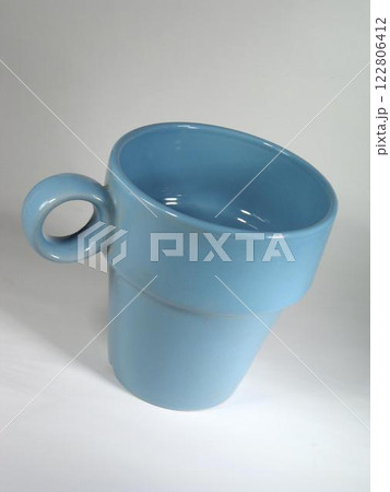 Cup of water over white background 122806412