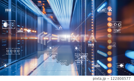 ハイテクデータセンター、未来のサイバーセキュリティテーマ 122808577