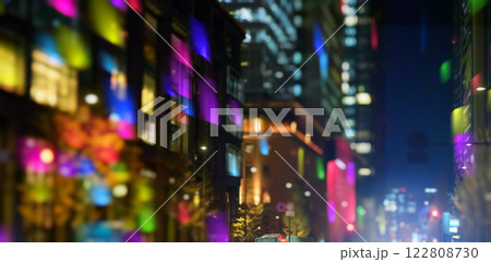 都市の夜景 都市の夜景 122808730