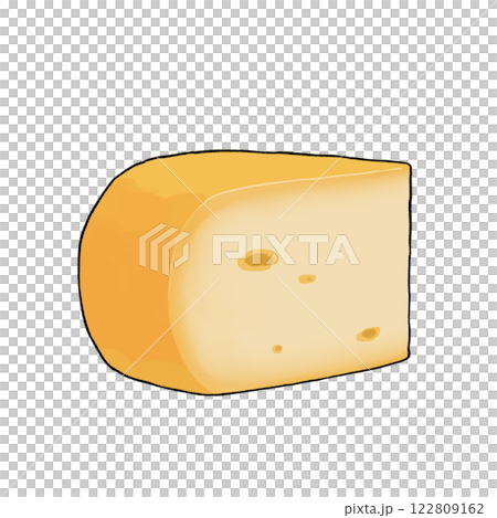 ゴーダチーズのイラスト 122809162