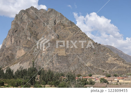 【ペルー】オリャンタイタンボの遺跡 【ペルー】オリャンタイタンボの遺跡 122809455