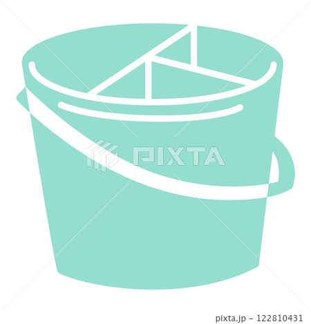 シンプルな水入れのベクターイラスト 122810431