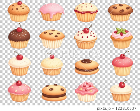 お菓子　イラスト　素材集 122810537