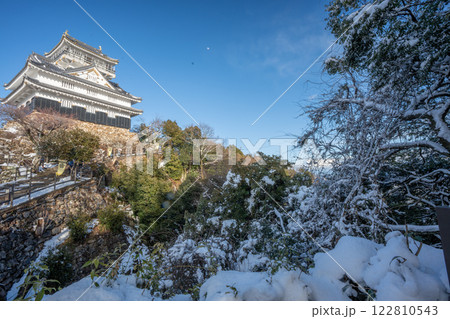 岐阜城　雪 122810543