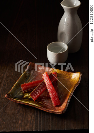 鮭とば　珍味のイメージ 122810800