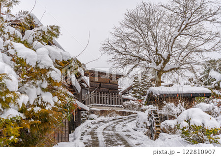妻籠宿 雪景色 妻籠宿 雪景色 122810907