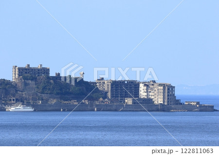 軍艦島が見える風景 122811063