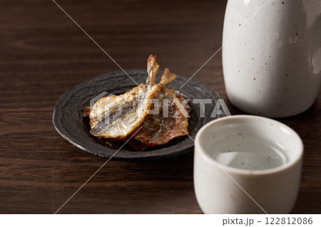 アジの炙り焼き　珍味のイメージ 122812086