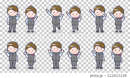 Male and female sales staff 02 Male and female sales staff 02 122812236