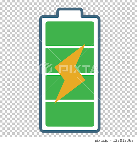 充電中のマークのイラスト 122812368