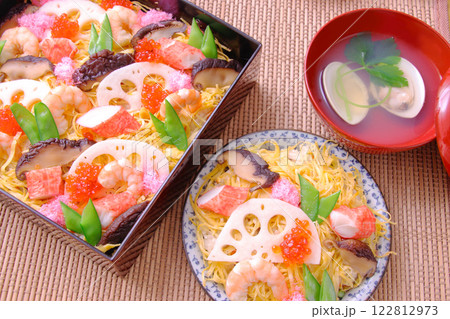 ちらし寿司　ひな祭り 122812973