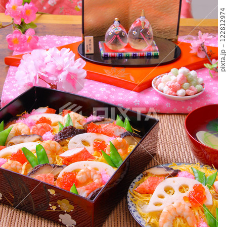 ちらし寿司　ひな祭り 122812974