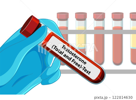 Medical Blood Test Illustration 122814630