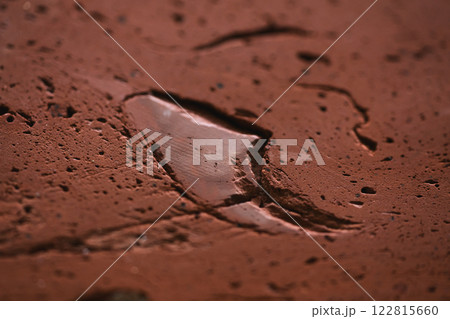 macro shot of old red brick cut macro shot of old red brick cut 122815660