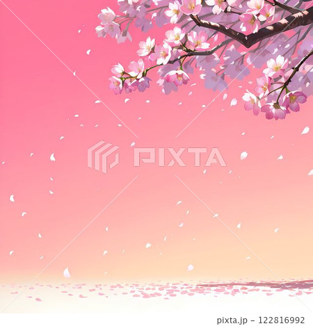 桜の花のある背景 桜の花のある背景 122816992