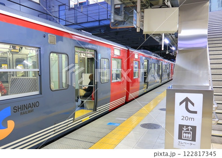 JR東日本飯山線の替佐駅から長野駅までの風景(2022年12月) 122817345