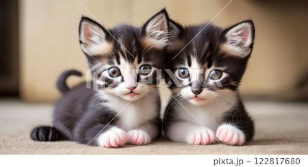 かわいい子猫たち 122817680