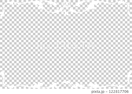 White crown and arabesque frame White crown and arabesque frame 122817706